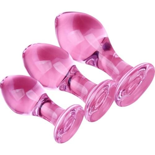 Glass Anal Plug Anal Sex Toys Prostate Massager Vdginal Stimulation Butt Plug Erotic Sex Toys For Women Men Gay Masturbation