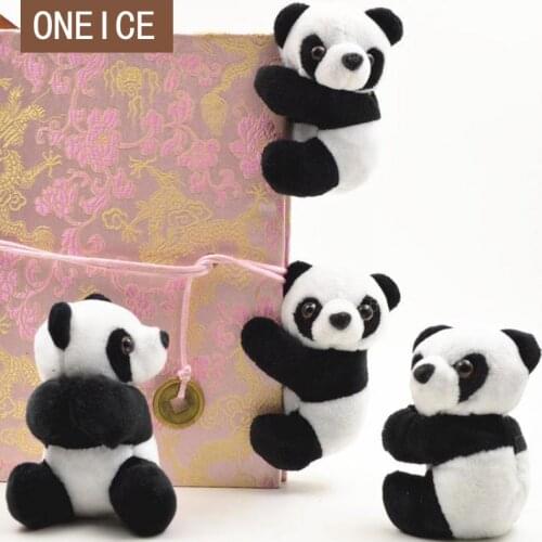 Souvenir Panda Clamps Plush Toys Dolls Holders Small To Send Souvenirs Wedding Decoration