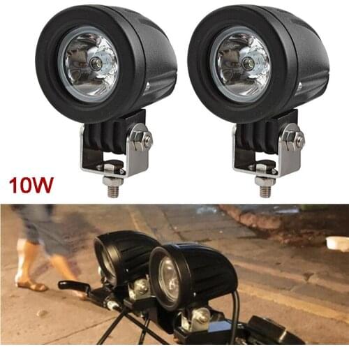 10W LED Work Light Driving Light Car SUV ATV 4WD AWD 4X4 Auto Light Offroad Round Square Motorcycle Led Headlight for Truck Car