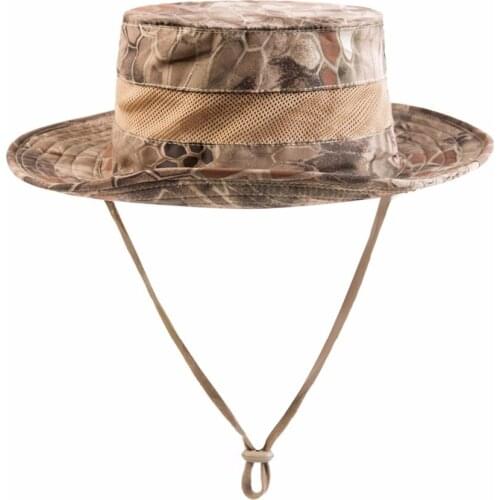 Tactical Round Edge Cap Outdoor Men Women Summer Breathable Quick-dry Camouflage Camping Climbing Fishing Trekking Combat Hat