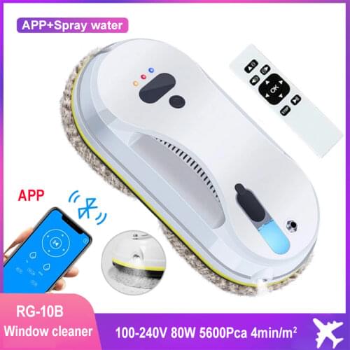 Household Ultra-thin Window Cleaning Robot Vacuum Cleaner Brushless Motor One-button Start Smart Window Glass Cleaner