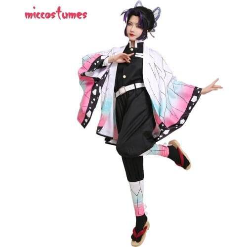 Shinobu Kocho Cosplay Insect Pillar Kimono Butterfly Cosplay Costume