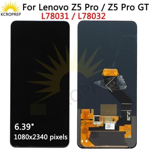 AMOLED For Lenovo Z5 Pro GT L78032 LCD Display Touch Panel Screen Assembly For Lenovo Z5 Pro L78031 display For Lenovo Z5Pro LCD