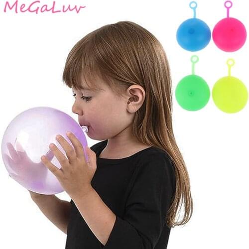 1Pc 40-70CM TPR Soft Air Water Filled Bubble Ball Outdoor Inflatable Interactive Rubber Balloon Summer Kids Gift Play Toy