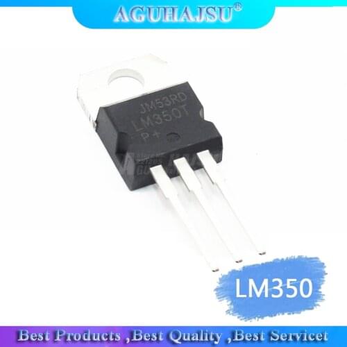 10PCS LM350T TO220 LM350 In-line adjustable three-terminal regulator TO-220 regulated power supply