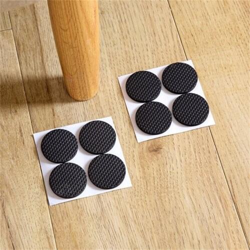 Hot 2/12/30/48PCS Soft Thickening Bumper Chair Fittings Self-adhesive Floor Protector Anti-slip Mat Anti Rub Furniture Leg Pads