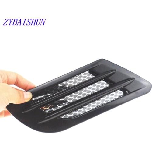 2PCS of new simulation fake air outlet shark gills car styling mold decoration tuyere for Volkswagen vw POLO Tiguan Passat Golf