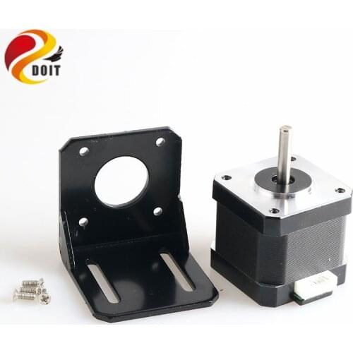 42 Stepper Motor+ 42 Motor Bracket for Engraving Machine / 3D Printer / Stepping Drive DIY Robot RC Toy Parts