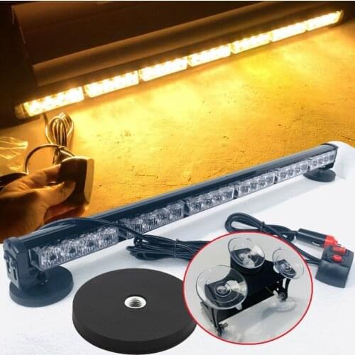 Car Beacon Emergency SOS Light bar LED Roadside Safety Flashing Lamp Warning Lantern Magnetic Base Police Auto Emergency Signals