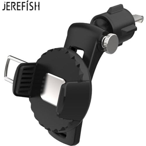 Car Mobile Phone Holder 360 Rotate Air Vent Holder Clips Car Phone Holder Support 4-6 inch Smartphone Holder Bracket Stand