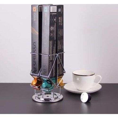 2021 Practical Coffee Capsules Dispensing Tower Stand Fits For Nespresso Capsules Storage Pod Holder New Product Update