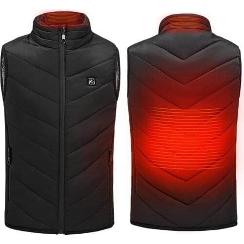 USB Charging Childrens Heated Vest For Primary School Student Winter Jacket Keep Warm Ski Outdoor Wear Fashion 3 Colors