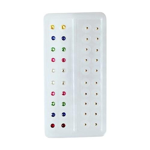 New acupuncture ear massage crystal magnetic ear beads ear acupoint stickers ear pressure seeds