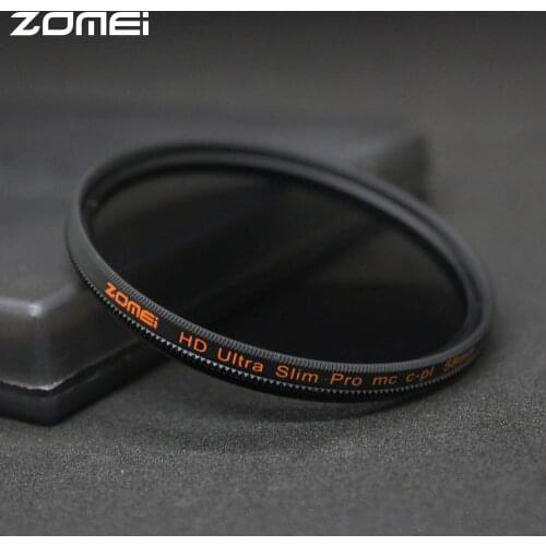 Zomei 49/52/55/58/62/67/72/77/82mm CPL Polarizer Filter Slim Pro HD MC Circular Polarizing Filter for Canon Nikon Sony Pentax
