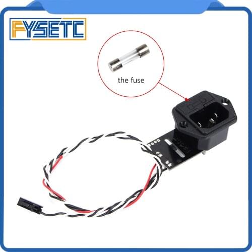 Prusa i3 MK3 Power Panic V 0.4 High Voltage With 10A 250V Fuse Switch and The Connected Cable For Prusa i3 Mk3