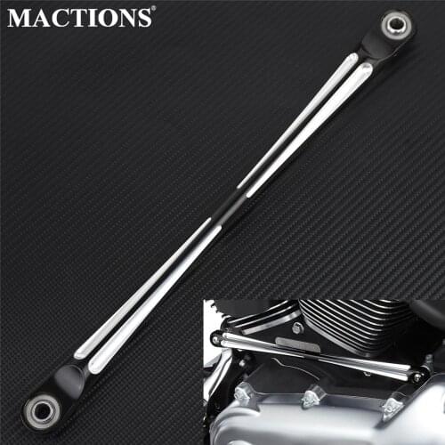 Motorcycle CNC Gear Shift Linkage Lever Black CNC 330mm Aluminum For Harley Softail 86-UP Touring Road King FLHT FLTR FLST FLTC
