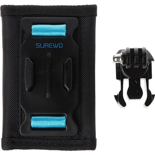 Backpack Shoulder Strap Mount for GoPro Hero 7/6/5 Black Hero 5/4 Session/Silver for DJI Osmo Action and Most Action Camera