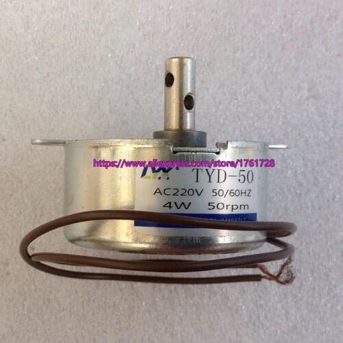 TYD-50 220V 4W 50RPM permanent magnet synchronous motor TYD50 AC gear motor