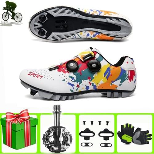 Cycling Shoes Sapatilha Ciclismo MTB Self-Locking Professional Athletic Bicycle Shoes Breathable Sneakers Bicicleta Carretera