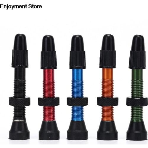 Bicycle Presta Valve For Road MTB Bicycle Tubeless Valve Tires Brass Core Alloy Stem Tubeless Sealant Compatible