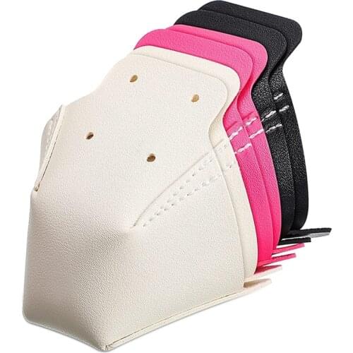6 Pcs Toe Cap Guards Protectors PU Leather Roller Skate Cap Protectors Toe Guards for Quad Roller Skate