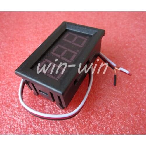 1 green LED mini digital DC voltmeter 0V to 30V portable safety electronics essential tantalum capacitor diy electronics