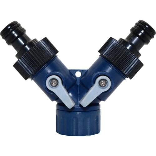 20pcs Y Shunt Adapter Connector And G3 / 4 '' Faucet Garden Hose Connector Can Be Used Interchangeably Switch Control Valve