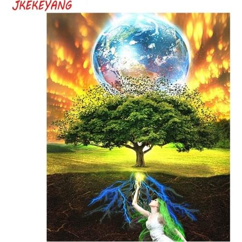 5D DIY square/round Diamond Painting Guardian of Earth Cross Stitch Diamond Embroidery Pattern Rhinestone J2313