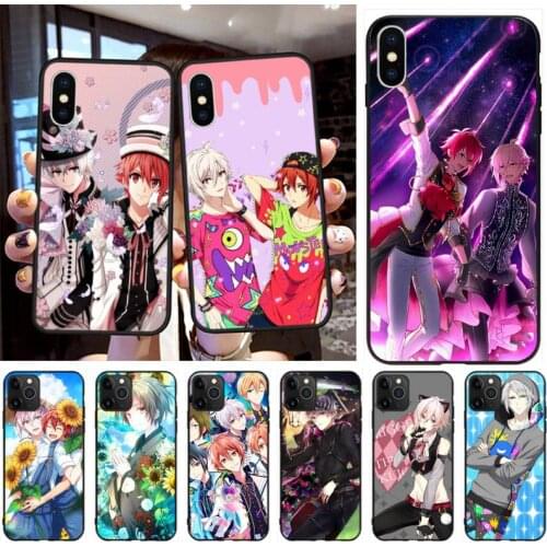 CUTEWANAN Idolish7 Black Cell Phone Case for iPhone 11 pro XS MAX 8 7 6 6S Plus X 5S SE 2020 XR case