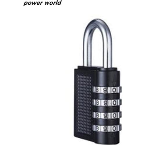 Four Digit Zinc alloy travel luggage package password lock Gym password padlock must for a journey at home