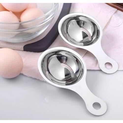 Food Grade Stainless Steel Egg White Separator Cooking And Baking Good Helper Biscuit Pastry Accessories Kitchen Artifact Yolk