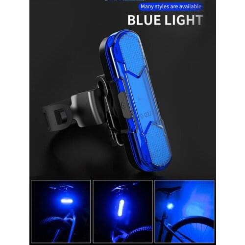 Bicycle Light LED Taillight Rear Tail Safety Warning Cycling Portable Light USB Rechargeable Bike accessories Bicycle lighting