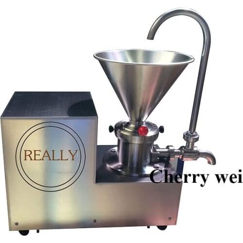 Hot sale CE 20-30kg/h homogenizer vertical colloid mill stainless steel peanut butter sesame jam chili sauce grinding machine
