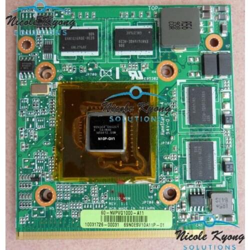 GT120M N10P-GV1 K51IO Ver 1.1 60-NVPVG1100-A01 13GNVP10M090 VGA video Graphics card for ASUS M60J C90 K51IO K70IO
