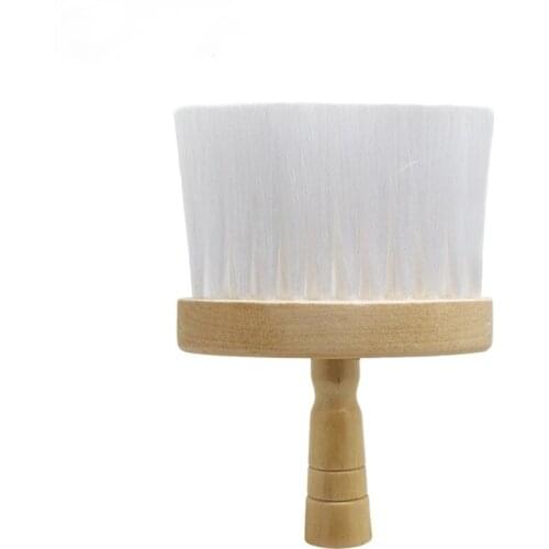 Soft Neck Duster Brushes Wood Handle Salon Cutting Hairdressing Tool for Barber Hair Clean Hairbrush Hairdresser StylingBrush