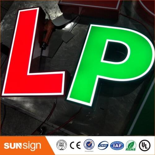 3D channel letters outdoor letters