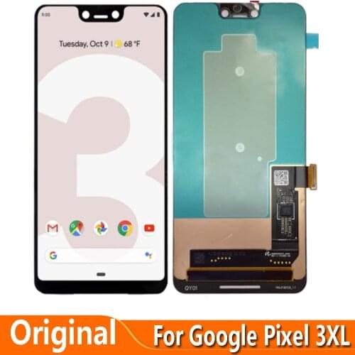 Original 6.3" For Google Pixel 3 XL 3XL XL3 LCD Display Touch Screen Digitizer Assembly Replacement Parts