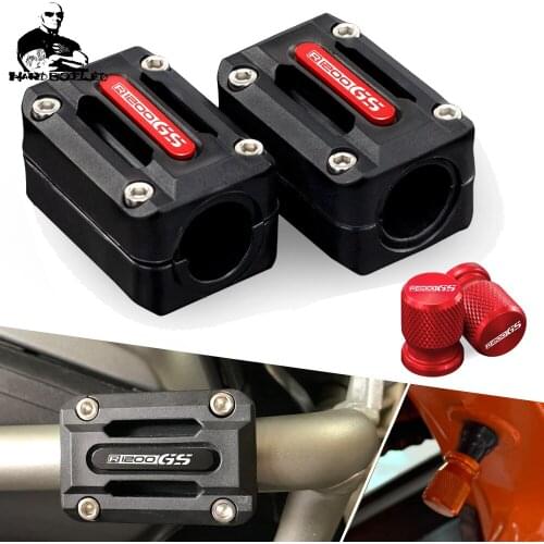 Motorcycle Crash Bar Bumper Engine Guard Protection For BMW R1200GS /ADVENTURE/ LC 2013-2020 Wheel Tire Valve cap Airtight cover