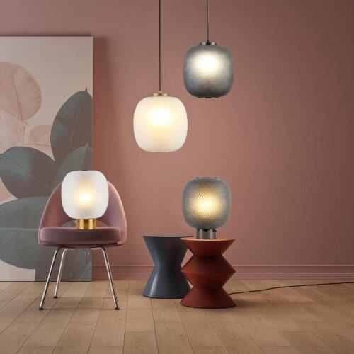 Nordic Design Luxury Modern Pendant Lights Black/White Lampshade Home Decor Bedroom Bedside Living/Dining Room Kitchen Study Bar