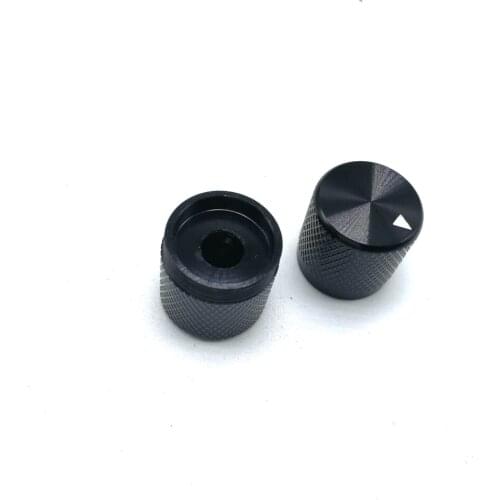 Potentiometer knob cap All aluminum solid mesh flower knob diameter 17 height 17 inner hole 6 mm aluminum knob