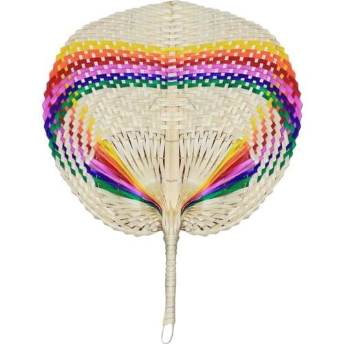 Natural Bamboo Hand Fan Summer Cooling Supplies Hand Woven Fan For Wedding Part Home Decoration Materials Photo Props Fastship