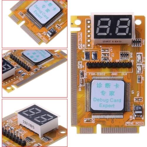 3 in 1 PCI/PCI-E/LPC Mini PC Laptop Analyzer Tester Module Diagnostic Post Test Card Electronic PCB Board LED Display