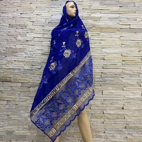 African Women Cotton Scarves Muslim Fashion Set Headscarf Net Turban Shawl Soft Indian Female Hijab Wrap Winter BF-180