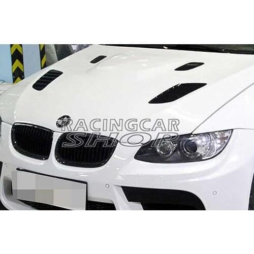 High Quality Matte Black Hood Vents by Autotecknic for BMW M3 E92 E93 E90 2008-2013 B214F
