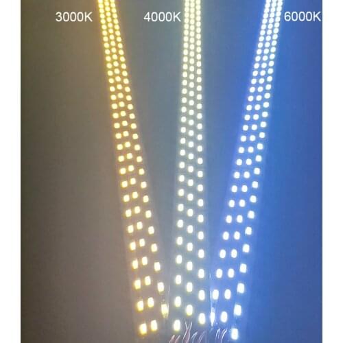 10-50pcs/Lot LED Bar Light Rigid Strip SMD5730 Aluminum Alloy 0.5m 36leds DC12V LED Rigid Light Bar For Cabinet Light