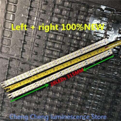 10Pieces/lot FOR Haier LE50A900K LCD TV backlight strip V500H1-LS5-TREM4/TLEM4 28LED 315MM 100%NEW Left + right