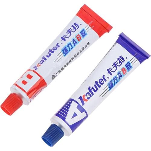 2Pcs 16g Stainless-Steel Adhesive Structural AB Glue Iron Marble Glass Wood Acrylic Quick-Drying