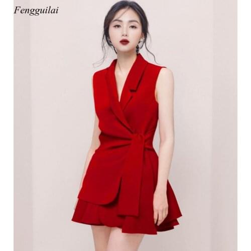 2021 Summer New French Style Ol Elegant Suit Blazer and Skirt Two Piece Set for Office Party Club Women Dress