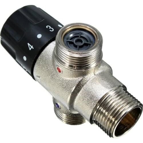 3/4 Inch DN20 Solar Heater Thermostatic Mixing Valve Pipe Valve Building Materials Standard Medium Pressure Thermostatic mixing