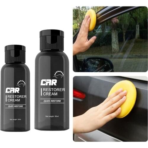 30/50ml Car Refurbished Cream for Auto Leather Parts Fast Acting Cleaning Tools Plastic Leather Surface Repair Tool Kit